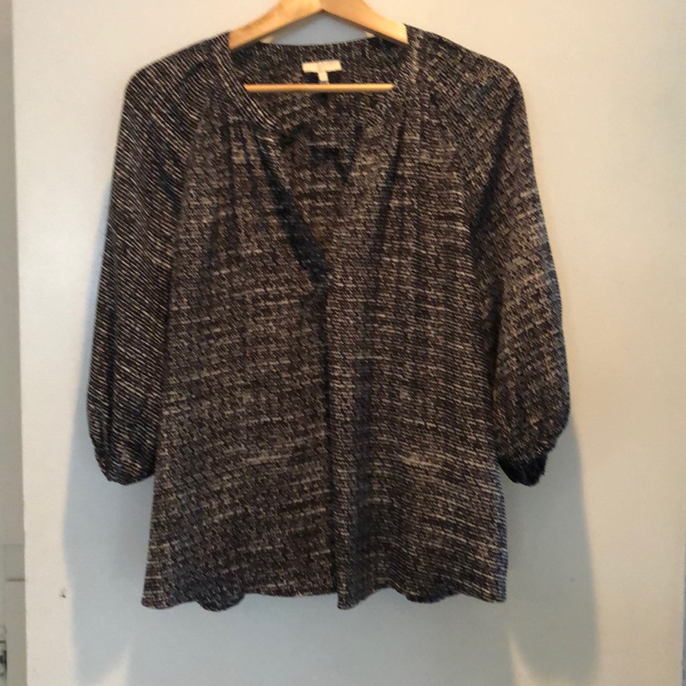 Joie Addie B Silk Popover Blouse